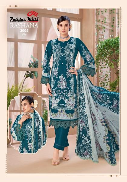 Patidar rayhana vol 3 wholesale dress material suppliers in surat
